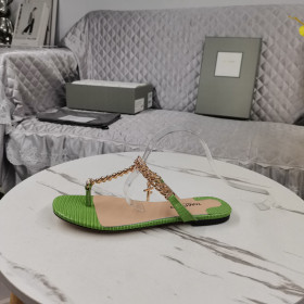 Tom Ford Zenith Lanț Impodobita Șopârlă-Efect De Piele De Diapozitive În Verde
