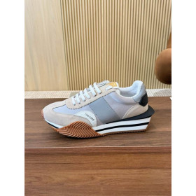 Tom Ford Piele De Căprioară Material Tehnic James Sneaker In Maro 031