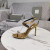 Tom Ford 10.5 cm din Piele Lanț de Argint Sandale Din Aur