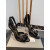 Tom Ford Metal Sandale Stiletto Negru
