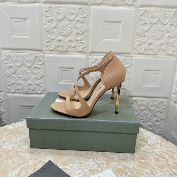 Tom Ford 10.5 cm Krokodíl Vysokým Podpätkom Sandál V Nude