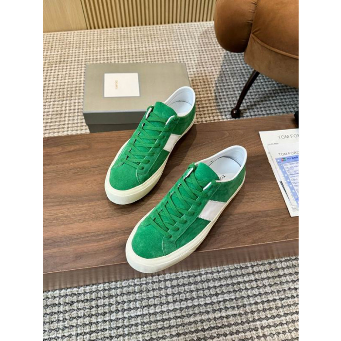 Tom Ford Semiš Cambridge Tenisky V Zelenej 019