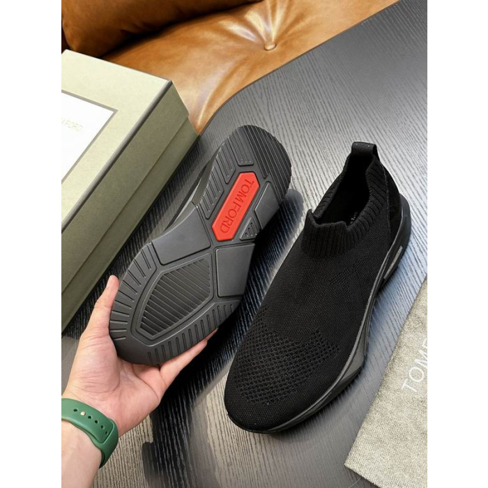 Tom Ford Oka Nízke Tenisky V Black