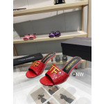Tom Ford 4,5 cm Krokodíl TF Logo Listov Červená