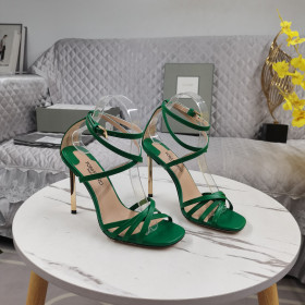 Tom Ford 11 cm Nappa Ida Sandál V Zelenom