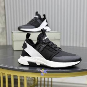 Tom Ford Nylon Mesh Jago Low-Top-Sneaker V Black17