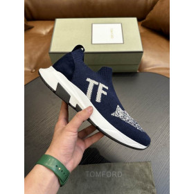 Tom Ford Oka Nízke Tenisky V Tmavo Modrá