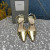 Tom Ford 10.5 cm Kožené Čerpadlá V Zlate