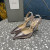 Tom Ford 10.5 cm Snakeskin Čerpadlá V Champagne