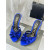 Tom Ford 10.5 cm Velvet Luk Listov Modrá