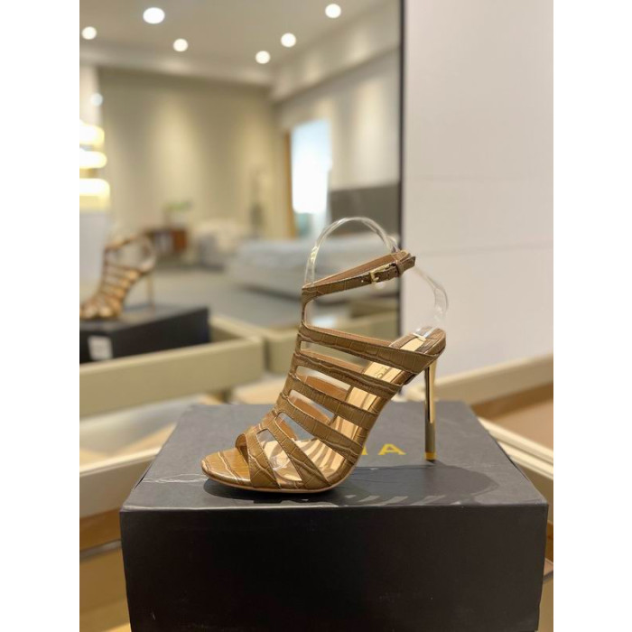 톰 포드 10.5cm 빛나는 스탬프 악어 가죽 파라디스 케이들에 Khaki