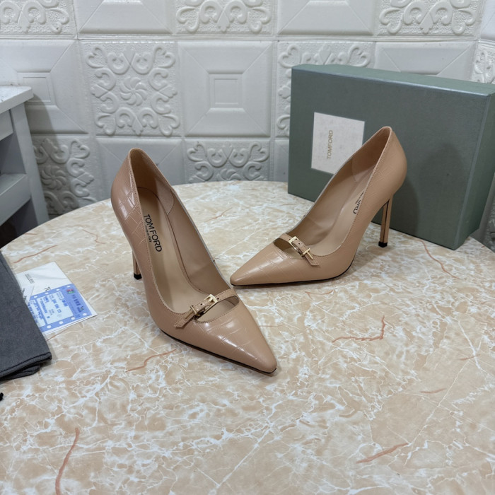 Tom Ford na Visokim Potpeticama, Sa Oštrim Vrhom i Крокодиловым po cijeloj površini Dužine 10,5 cm ili Boje kože