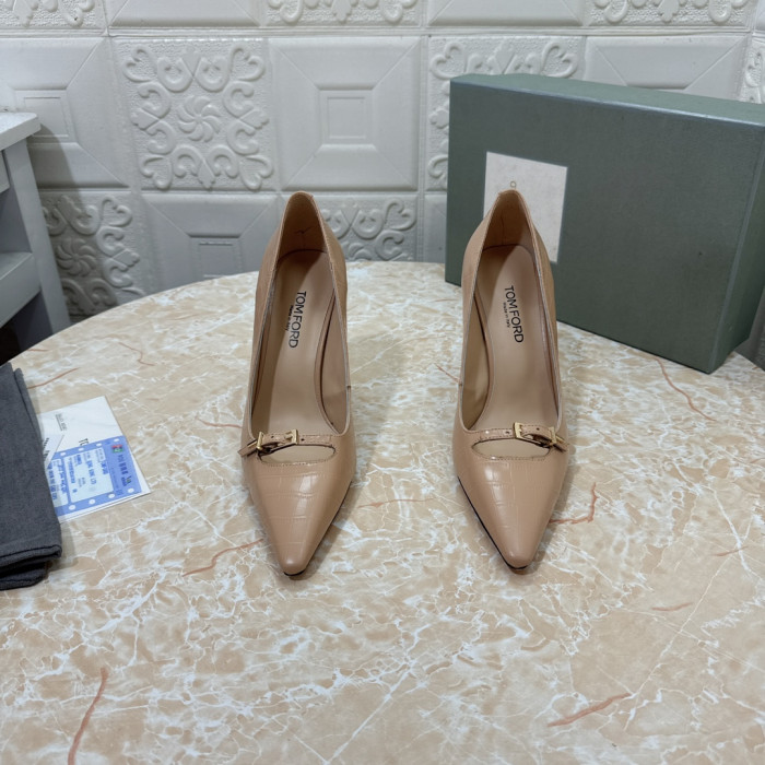 Tom Ford na Visokim Potpeticama, Sa Oštrim Vrhom i Крокодиловым po cijeloj površini Dužine 10,5 cm ili Boje kože