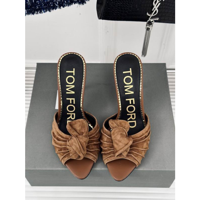 Metalni Tobogan Tom Ford na Petu od 10 cm, Smeđe Boje