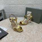 Metalni Lanac Tom Ford od zmijske Reljefni 10,5 cm, Sandale Angelina Od Zlata