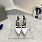 Kožne cipele-čamaca Tom Ford dužine 7,5 cm s dva remenčićima i Metalnim vrhom Bijele boje