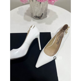Помпон Angelina Krokodilske Kože s Reljefni Tom Ford 10 cm Bijele Boje