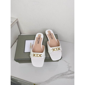 Kožna tobogan Tom Ford S učinkom Gušteri Bijele boje