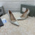 Bijele Cipele na visoku Petu S Oštrim Vrhom i Крокодиловым po cijeloj površini Tom Ford dužina 10,5 cm
