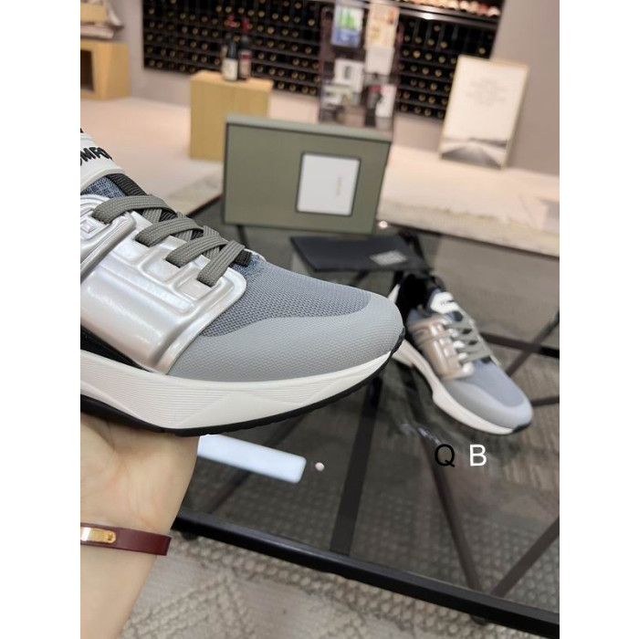 Tom Ford Nylon Mesh Jago Låg-Top Sneaker I Grey12