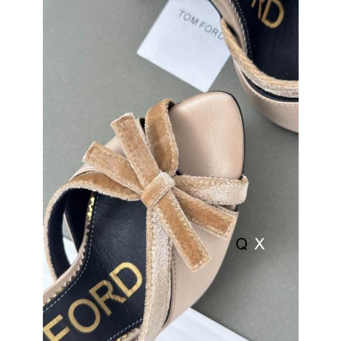 Tom Ford 10,5 cm Velvet Bow Bild I Aprikos