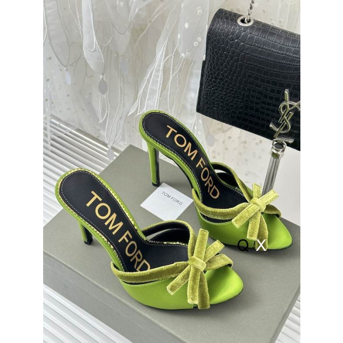 Tom Ford 10,5 cm Velvet Bow Bild I Grönt