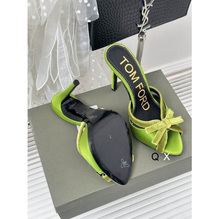 Tom Ford 10,5 cm Velvet Bow Bild I Grönt