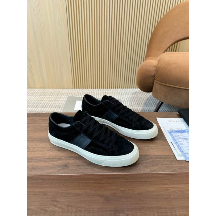 Tom Ford Mocka Cambridge Sneakers I Svart 011