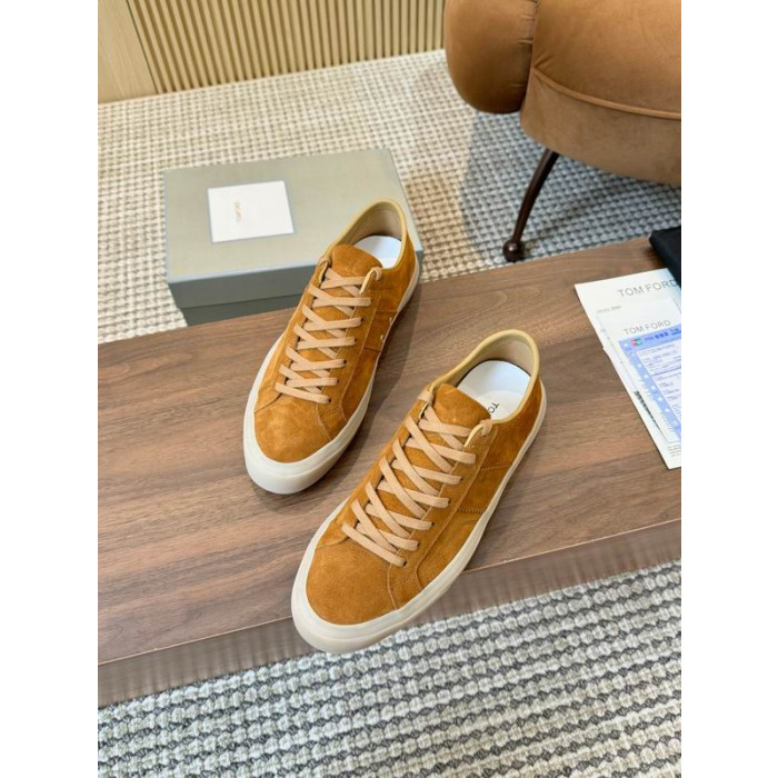 Tom Ford Mocka Cambridge Sneakers I Ljus Brun 021