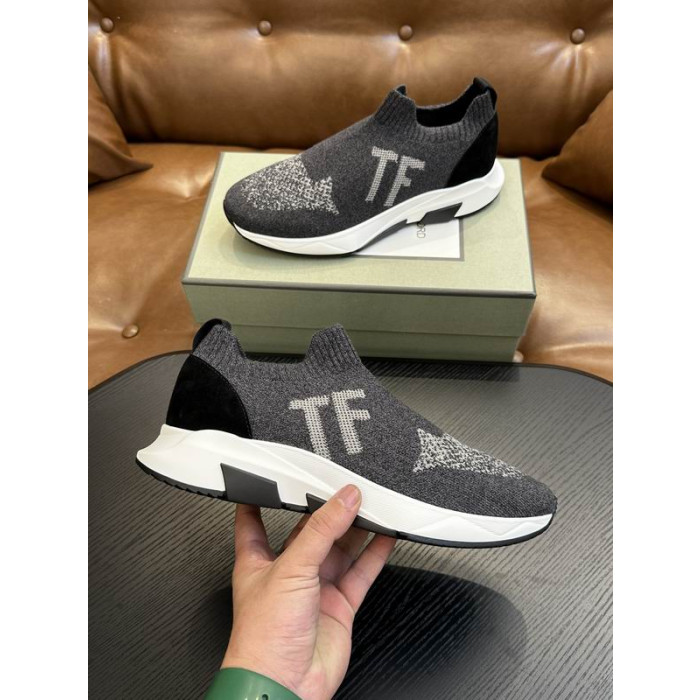 Tom Ford Mesh Låga Sneakers Grått