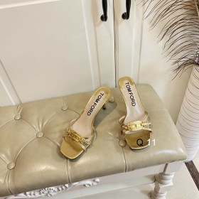 Tom Ford 6,5 cm Ödla Mitten av Hälen Glida I Guld