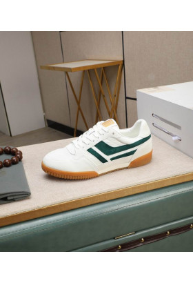 Tom Ford Mocka Jackson Sneaker I Vitt/Grönt