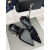 Tom Ford 10cm Sammet Asymmetriska Kristaller pumpar I Black03