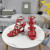 Tom Ford 11cm Glänsande Läder Paradis Bur Sandal I Röd
