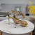 Tom Ford 11cm Patent Läder Ida Sandal I Guld
