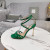 Tom Ford 11cm Nappa Ida Sandal I Grönt