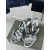 Tom Ford 10cm Läder Silver Kedja Sandal I Silver