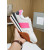 Tom Ford Mocka Tekniska Tyg James Sneaker I Vitt/Rosa 039