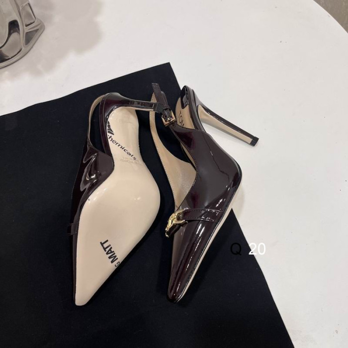 Koyu Kahverengi Tom Ford 10cm Rugan Whitney Slingback