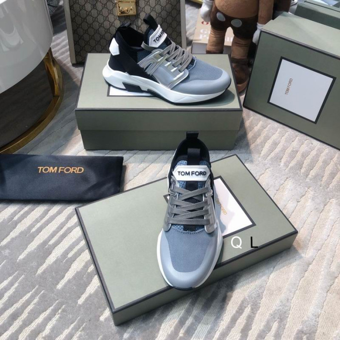 Grey02'de Tom Ford Naylon File Jago Alçak Üst Spor Ayakkabı
