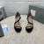 Siyah Tom Ford 10,5 cm Deri Yüksek Topuklu Sandalet