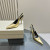 Sarı Tom Ford 10cm Deri Angelina Slingback