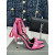 Tom Ford 10cm İpek Saten Tokalı İçi Boş Askılı Sandalet Pembe