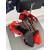 Tom Ford 10cm İpek Kurdele Kadife Sandalet Kırmızı