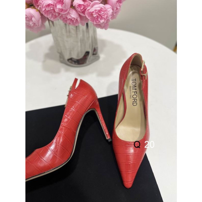 Tom Ford 10cm de Estampado de piel de Cocodrilo Angelina Bomba En Rojo