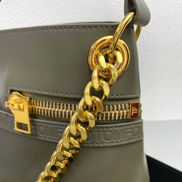 Tom Ford En Relieve Bolso En Verde