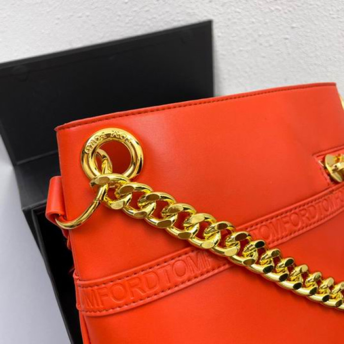 Tom Ford En Relieve Bolso En Rojo