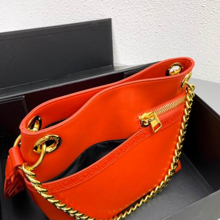 Tom Ford En Relieve Bolso En Rojo