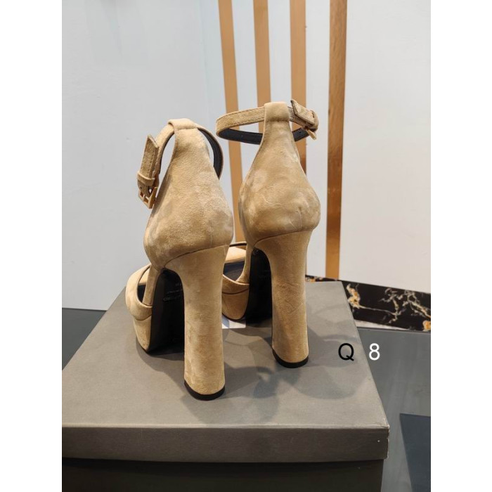 Tom Ford 14.5 cm de Terciopelo Sandalias De Albaricoque