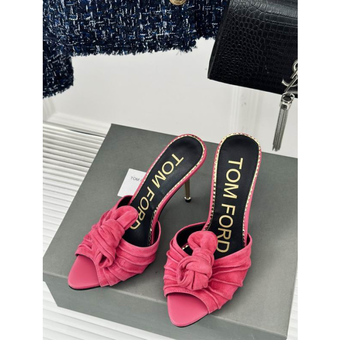 Tom Ford 10cm de Metal Talón de Diapositivas En color Rosa
